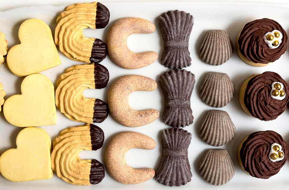 Cukroví (sádrové modely), 2012, autorka Jana Malá