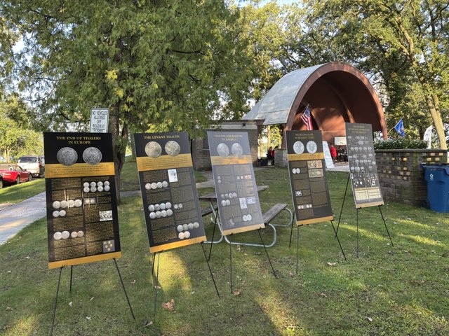 Výstava Od stříbrného českého tolaru k americkému dolaru v americkém městě Rice Lake - 20. 8. 2025