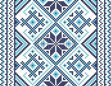 Jeden z tradičních ukrajinských folklórních vzorů